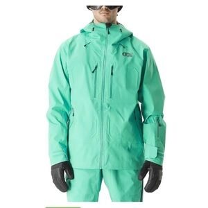 Picture Organic Clothing Ski Jacket Medium M Green Like New